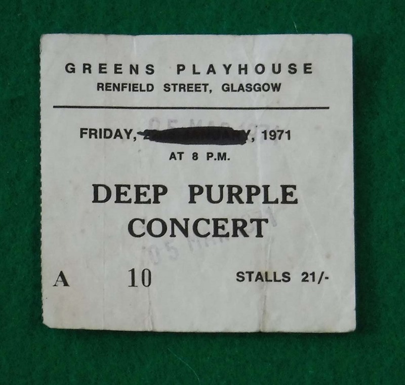 Original Rock & Pop Memorabilia Collectable Music Memorabilia