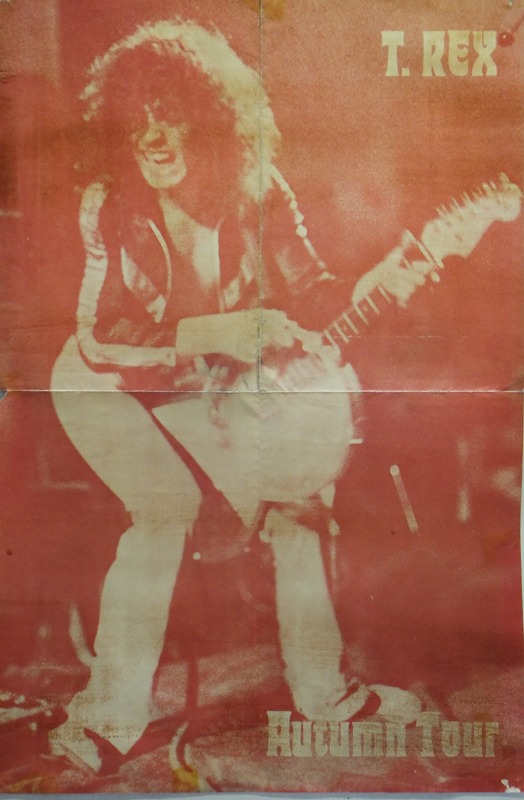 Marc Bolan (Tyrannosaurus Rex) Bolan T-Rex UK Tour Poster 1972 '1972 Poster
