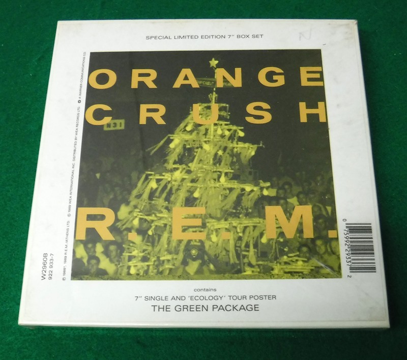 REM REM Orange Box Set Vinyl Poster 1989 '1989 Vinyl