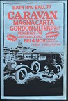 Caravan Magna Carta Bath Gig Poster 1977