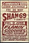 Sham 69 Groovies Cambridge Gig Poster