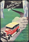 Rolling Stones UK Concert Tour Poster 1971