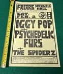 Iggy Pop Psychedelic Furs Friars Flyer 1980