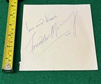 Freddie Mercury Queen Autograph